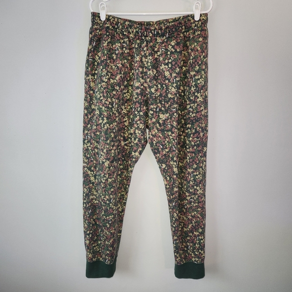 Nike Green Floral Sweatsuit Size Large Hoodie Streetwear Sweatpants Loungewear - Picture 4 of 8